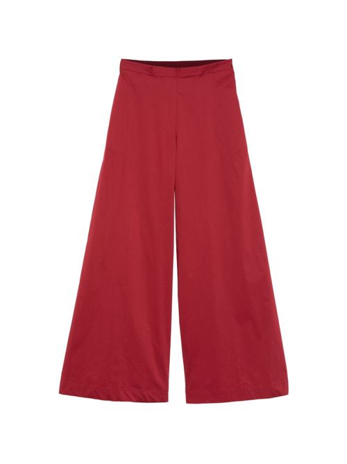Pantalone donna Liviana Conti rosso con elastico in vita modello Ilaria LIVIANA CONTI | L6SK87D43-1